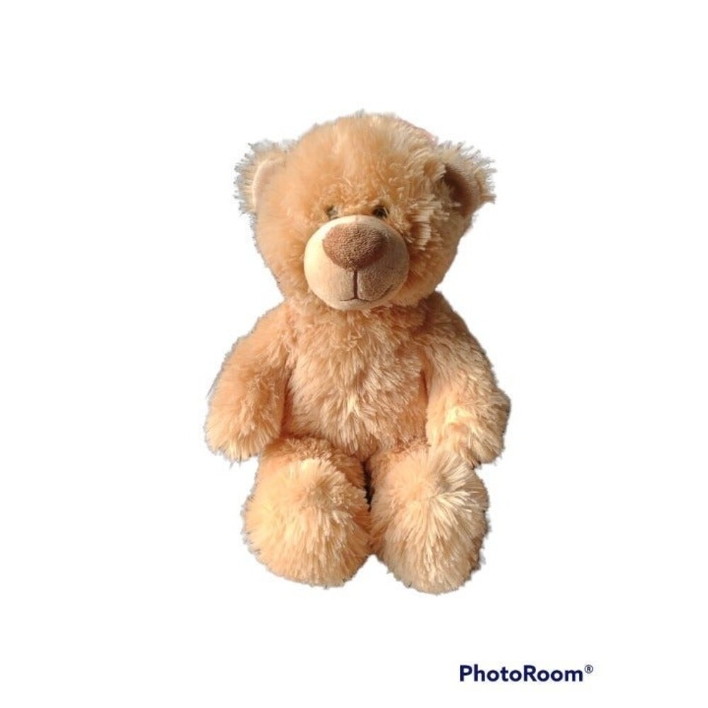 Build-A-Bear Workshop Shabby Golden Teddy Bear December 2012 Excellent Condition